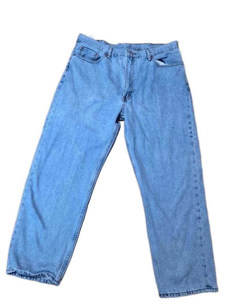 Levi's 550 Relaxed Fit Light Wash Denim Jeans Size 40x30